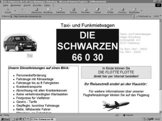 Internetseite der Schwarzen