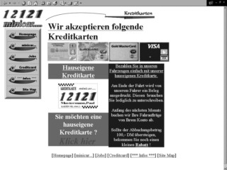 Internet-Seite von Minicar Oldenburg