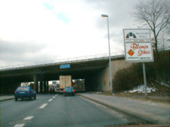 Autobahnauffahrt in Oldenburg