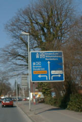 Autobahnauffahrt in Oldenburg