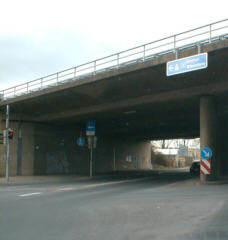Autobahnauffahrt in Oldenburg
