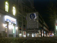 Einfahrt zur Oldenburger Fußgängerzone